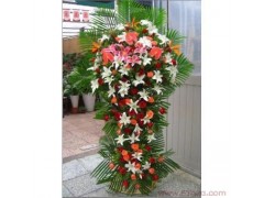 开业花篮 宾客满堂 鲜花花束-全国鲜花包送图1