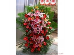 开业花篮 生意如春浓 预订鲜花-全国鲜花包送图1